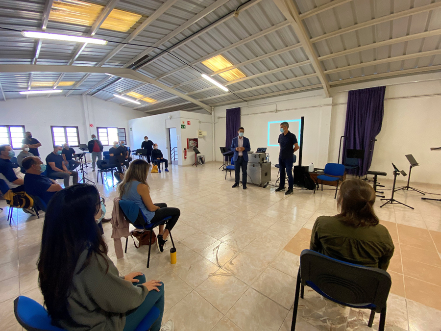 El Ayuntamiento celebra un curso para prevenir lesiones entre los integrantes de la Banda Municipal de Musica
