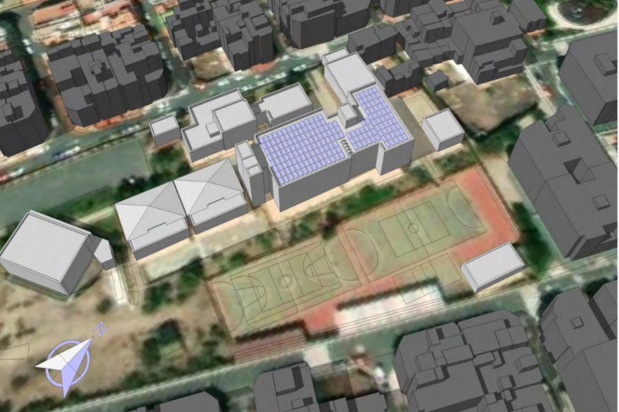 El Ayuntamiento avanza en la instalación de energía fotovoltaica en 32 colegios