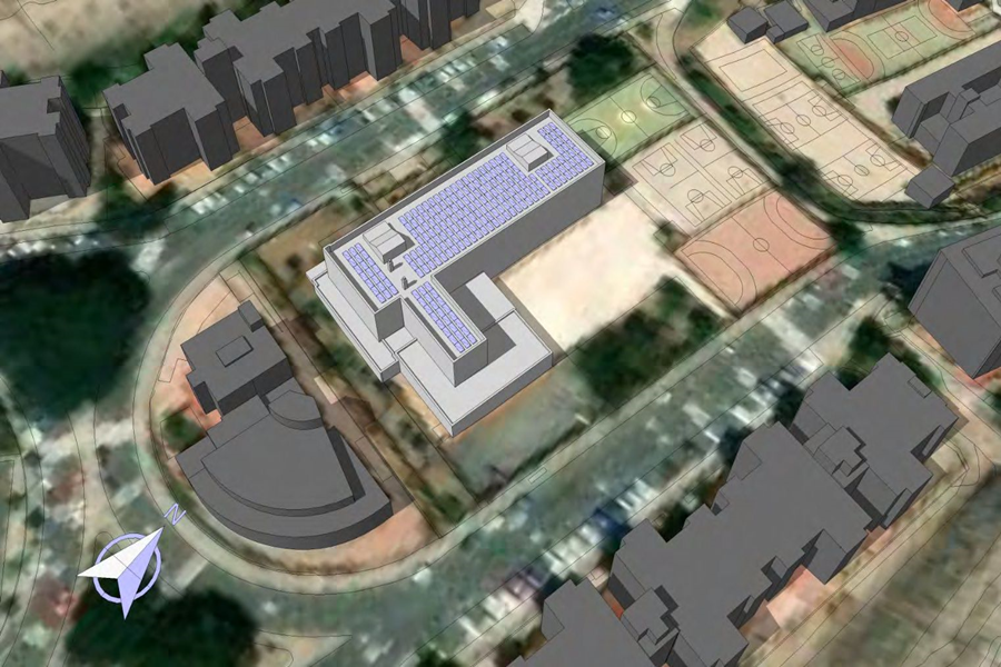 El Ayuntamiento instalará placas de energía fotovoltaica en 32 colegios de la ciudad